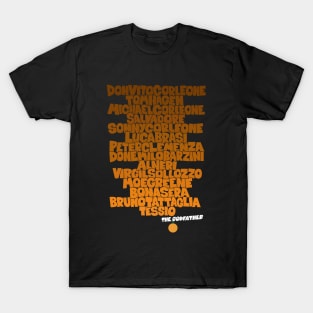 The Godfather: Tribute to the Main Actors of the Classic T-Shirt